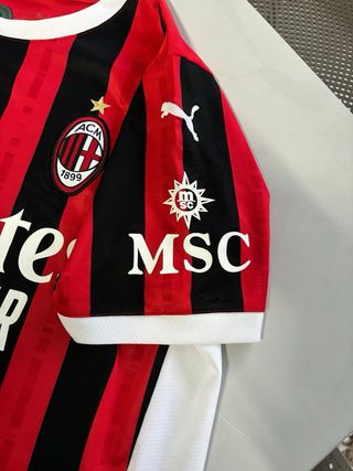 Camiseta AC Milan Puma 2024 - Roja y Negra
