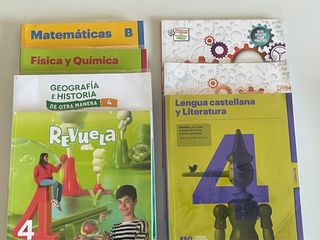 7 libros de te to de 4 de la ESO