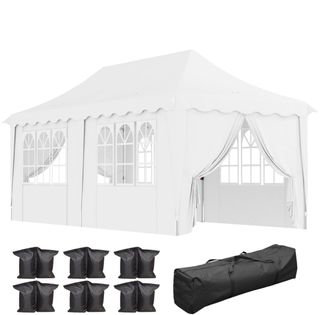 Carpa Plegable Blanca - 6x3
