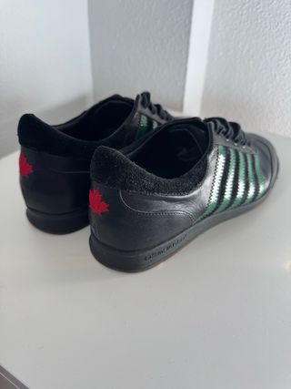 Zapatillas Dsquared2 negras y verdes