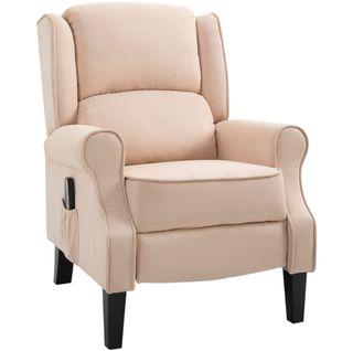 Sillón reclinable beige