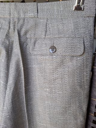 Pantalón marrón jaspeado