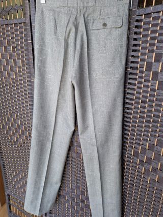 Pantalón marrón jaspeado