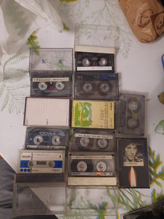 11 Cintas Cassettes Variadas+6gratis