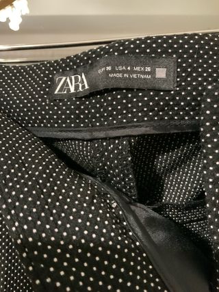 Pantalones Zara negros -talla S