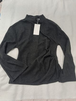 Jersey Zara gris antracita - Talla M