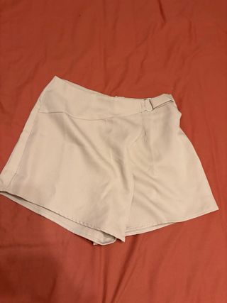 Shorts beige - Falda pantalón