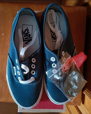 Vans Authentic 35 Nuevas Azul Marino Vintage 90s 