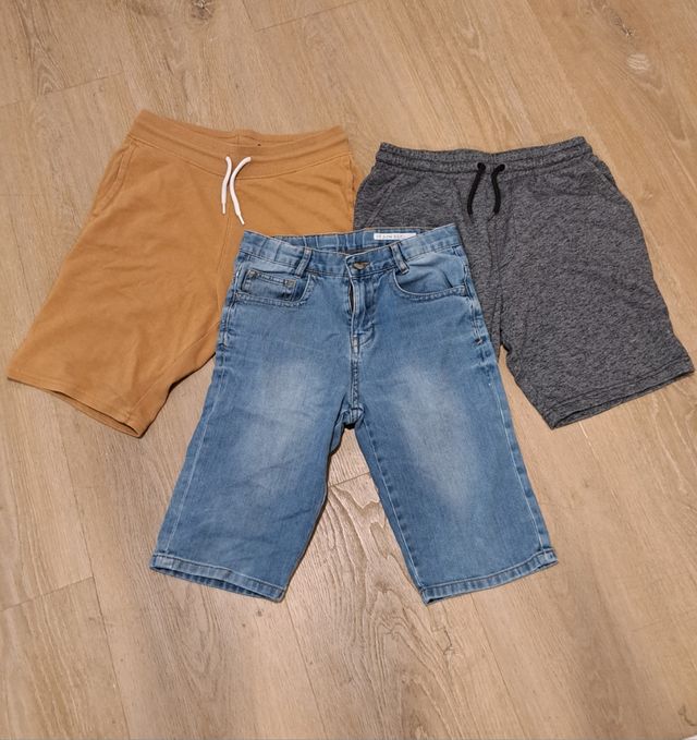 Pack 3 pantalones cortos niño