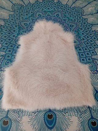 Gilet pelliccia beige 3 Desy
