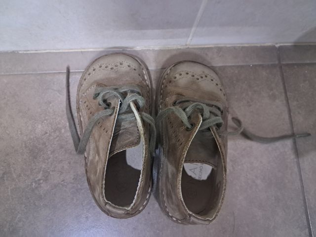 Botitas Niño Talla 20 - Piel