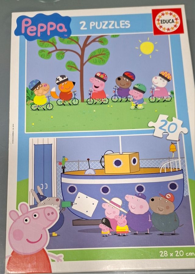 Puzzle Peppa Pig 2x20 piezas