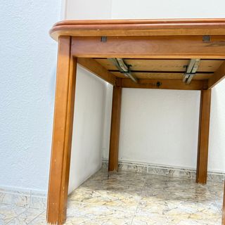 Mesa comedor extensible madera