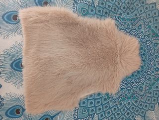 Gilet ecopelliccia beige 3 Desy
