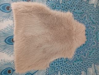 Gilet ecopelliccia beige 3 Desy