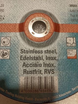 Discos inox 230mm BERNER