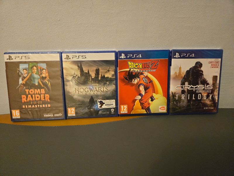 Imagen de Juegos PS4/PS5 - 4 títulos