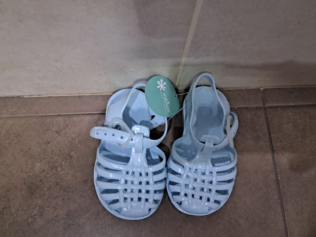 Chanclas niño azul talla 20-21