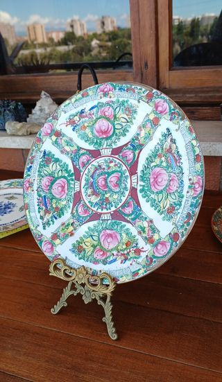 Piatto porcellana Cinese Vintage