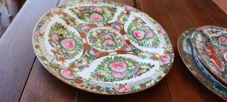 Piatto porcellana Cinese Vintage