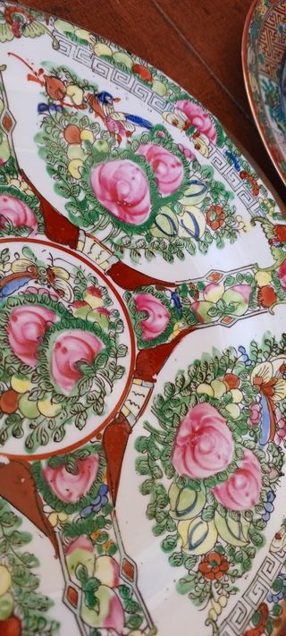 Piatto porcellana Cinese Vintage