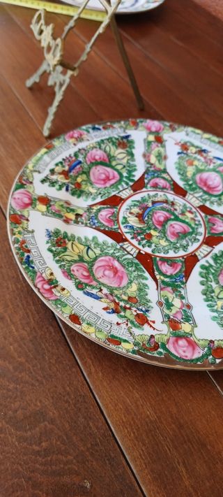 Piatto porcellana Cinese Vintage