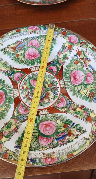 Piatto porcellana Cinese Vintage