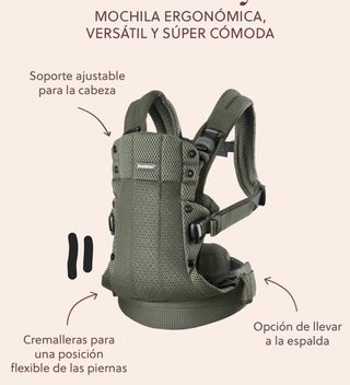 Mochila Portabebes Babybjörn Harmony Gris
