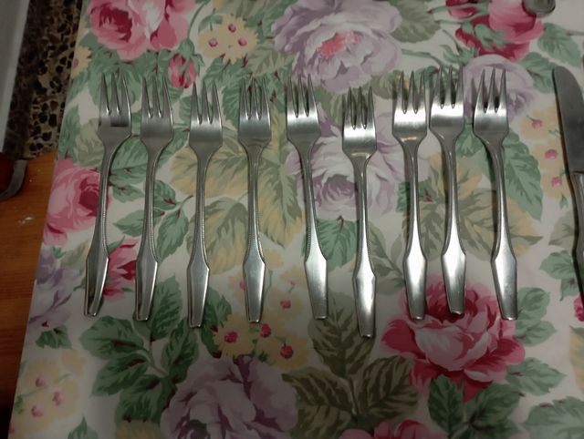 Conjunto de talheres 55 peças - Aço inoxidável