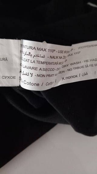 Maglia mezze maniche da donna Piazza Italia nero