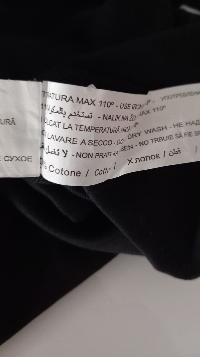 Maglia mezze maniche da donna Piazza Italia nero
