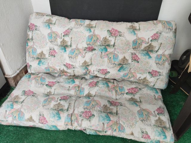 Cojines palet - 2 ud. -  flores