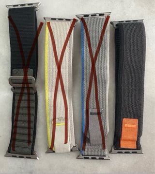 Apple Watch Correa Gris-Naranja