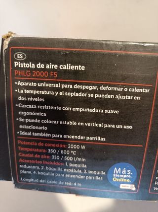 Soplador PARKSIDE Aire Caliente 