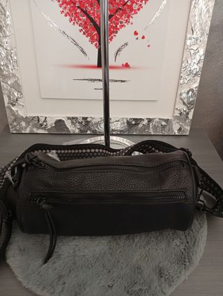 Borsa a tracolla nera - Baquette