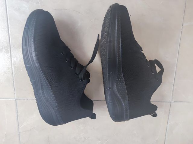 Zapatillas negras mujer CXWR2