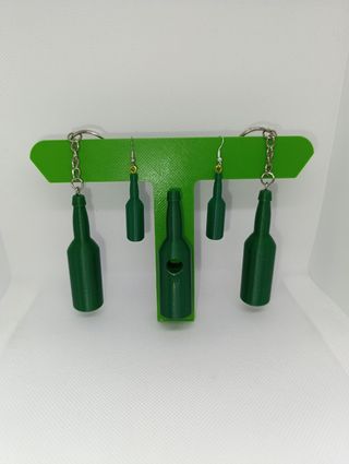 Pack Romeria, pendientes , llavero y sujetapañuelo