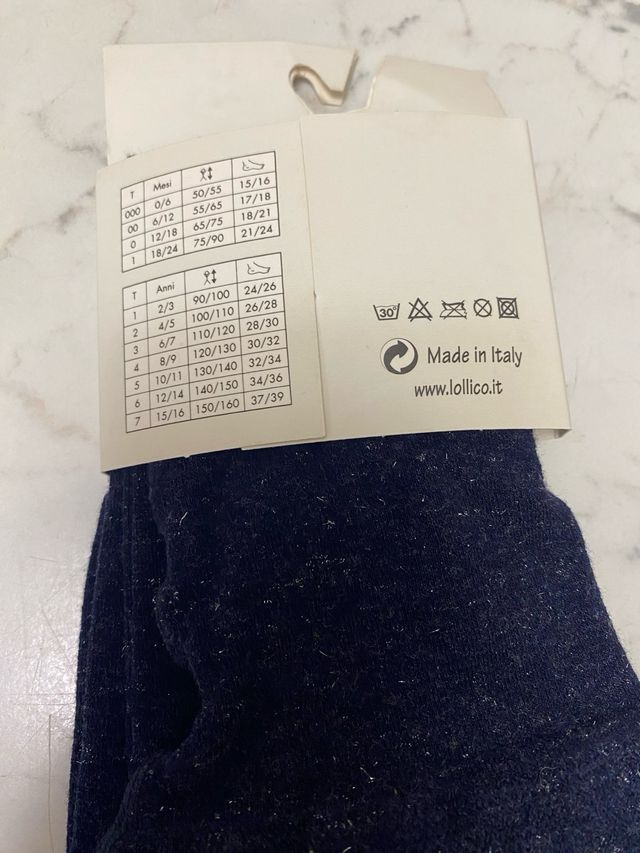 Collant bambina 8-9 anni Lollico