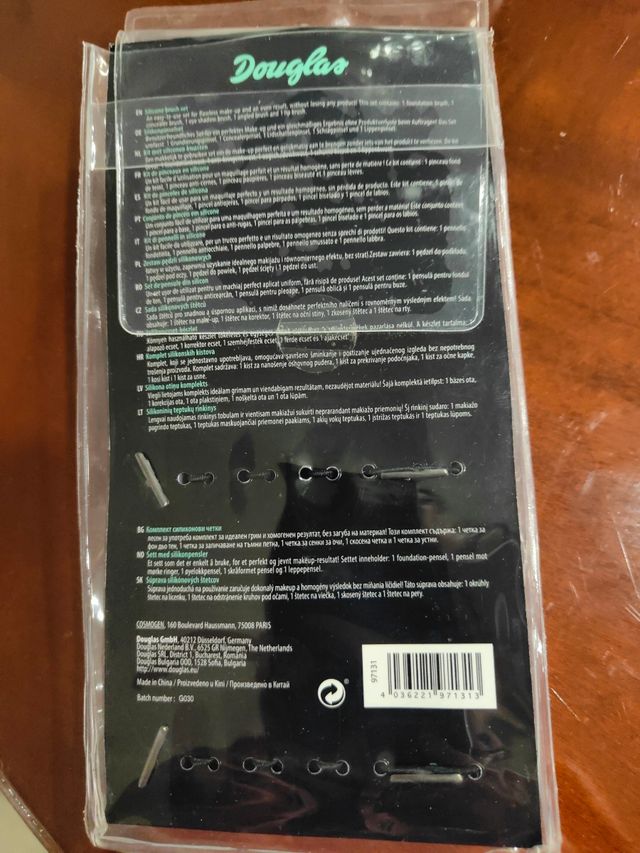 Kit 5 brochas silicona Douglas