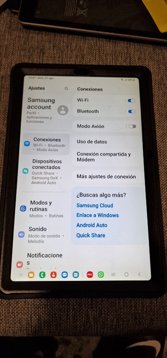 Tablet Samsung Galaxy S6 Lite - Negra