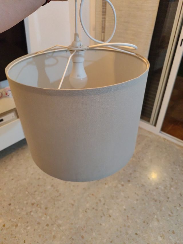 Lámpara colgante beige