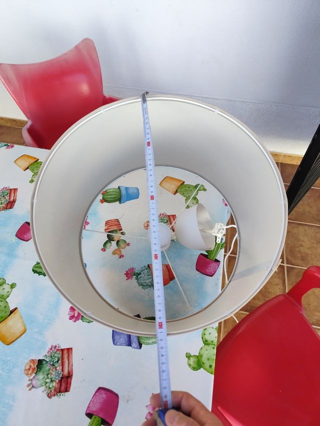 Lámpara colgante beige