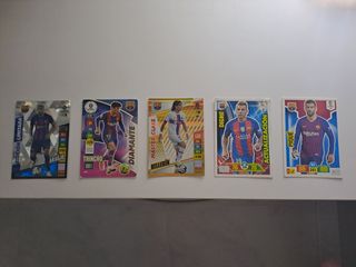 Cromos Adrenalyn fútbol premium fcb Barça camp nou