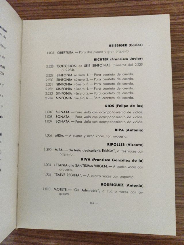 García Marcellán: Catálogo del Archivo de Música