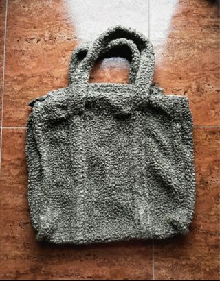 Bolso tote verde oliva