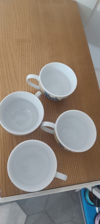 4 Tazzine Caffè Parigi - Porcellana