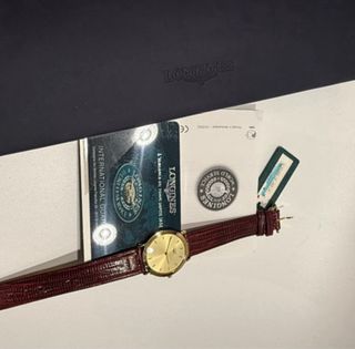 Longines Orologio Oro - Cinturino Marrone