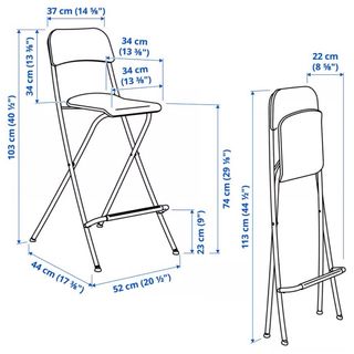 Taburete alto IKEA Franklin