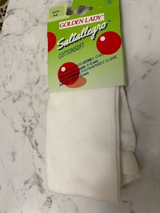 Collant Golden Lady bimba 6-8 anni