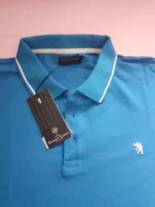 Polo Kennett Street blu XL